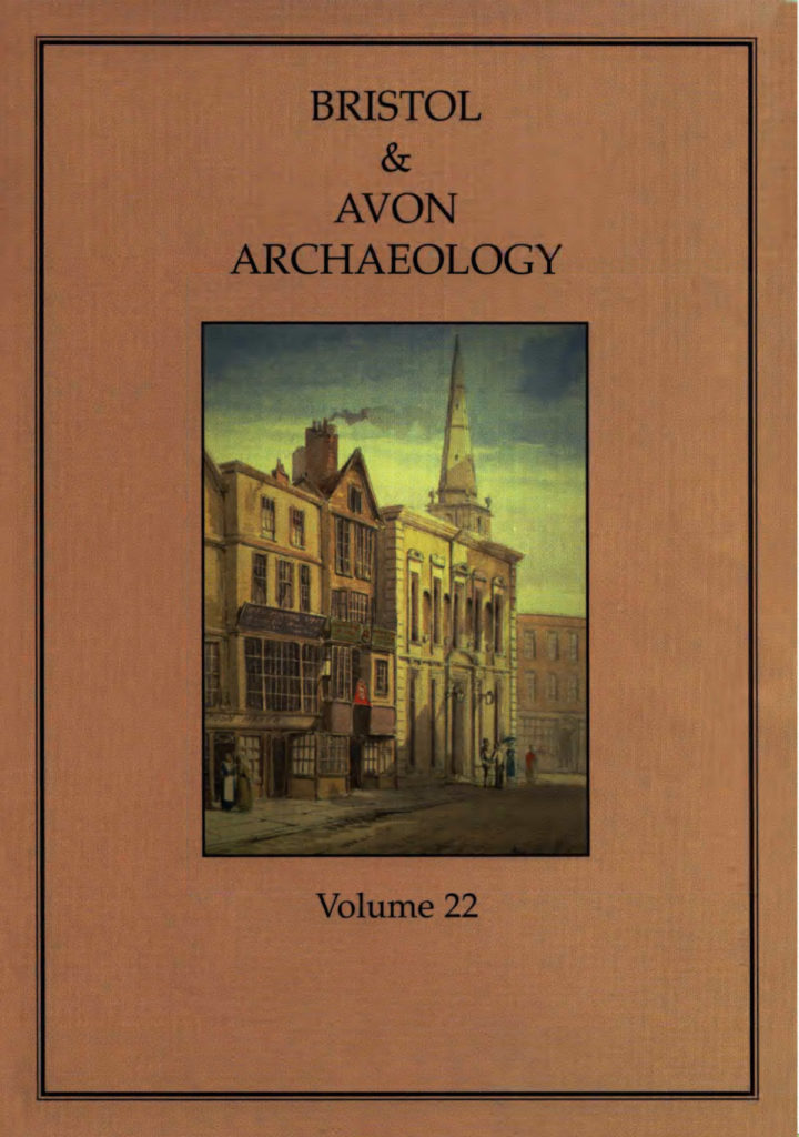 Bristol and Avon Arhchaelogy Journal Volume 22